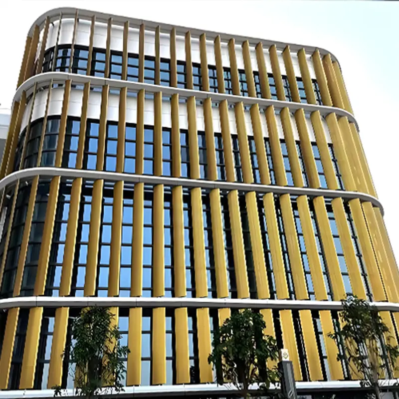 Wholesale Customized outdoor aesthetics: aluminum extrusion wood grain outdoor louver aluminum profiles, suitable for various outdoor styles Suppliers, Exporter