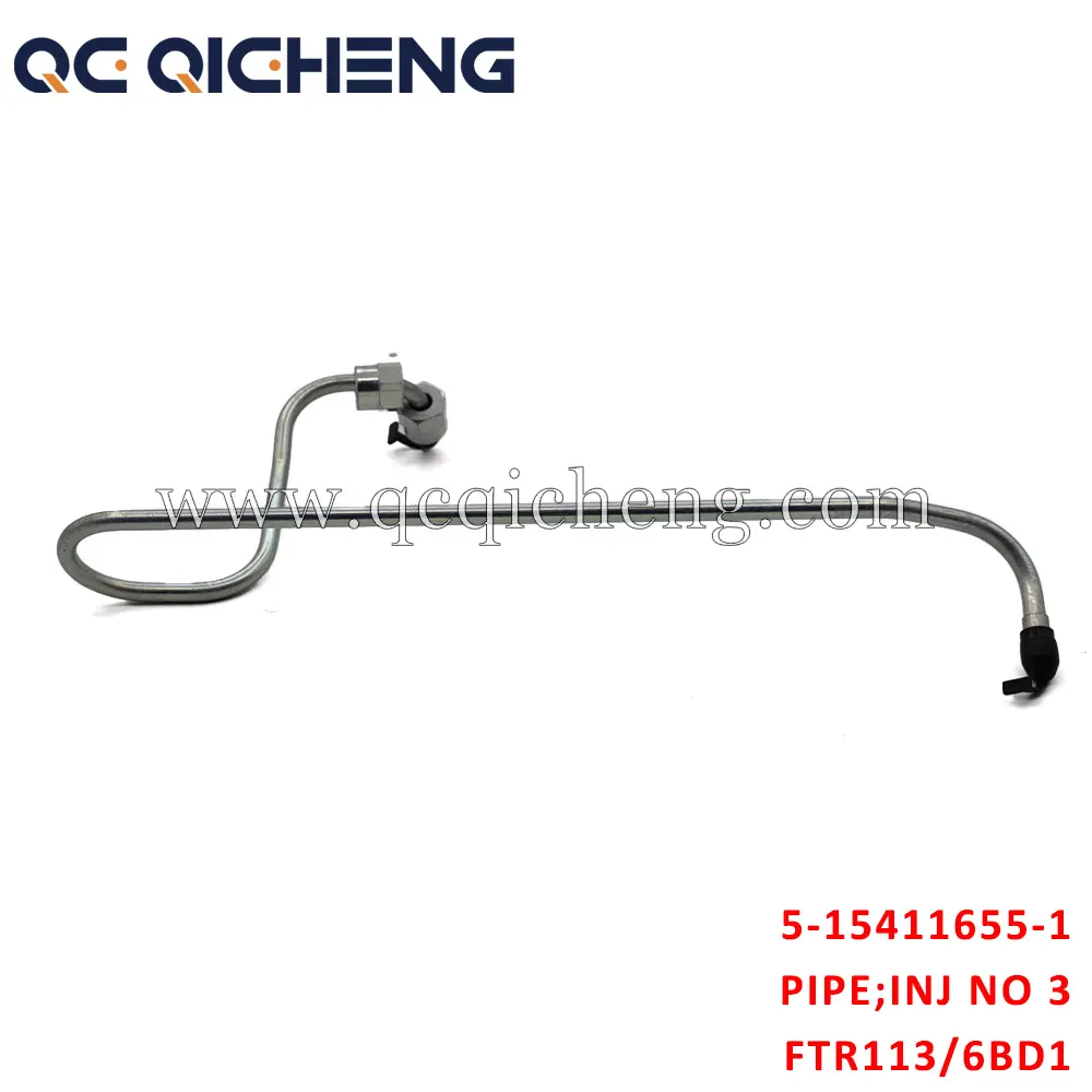 High-Quality 5-15411655-1 PIPE INJ NO 3 For ISUZU FTR113 6BD1 6BG1 Supplier, Quotes