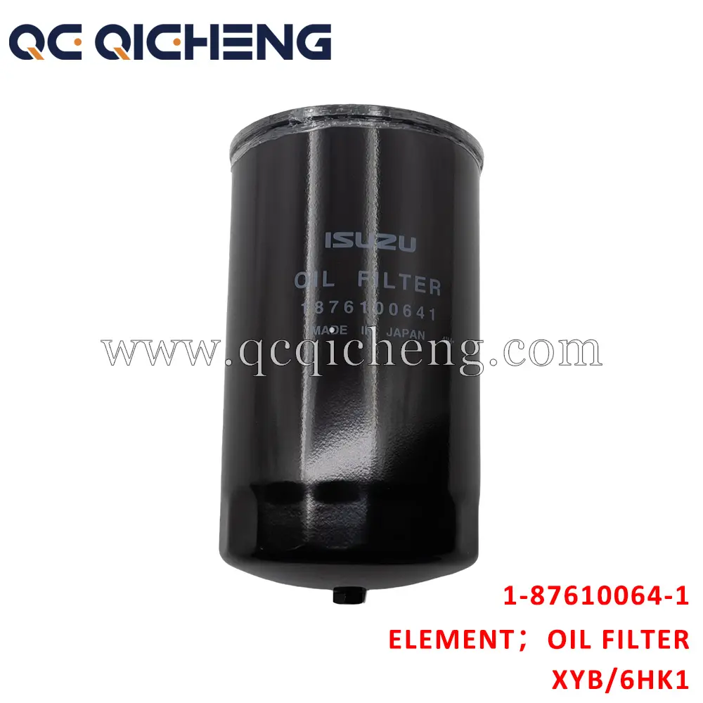 High-Quality 1-87610064-1 ELEMENT OIL FILTER For ISUZU XYB 6HK1 Suppliers, Supplier