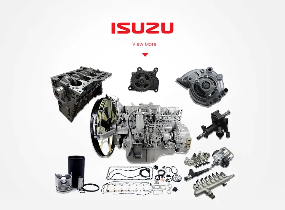 Isuzu industrial diesel engine and commercial vehicle parts