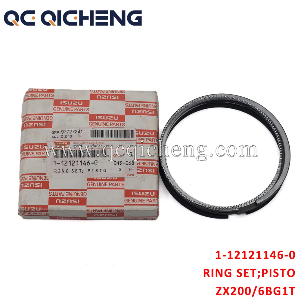 High-Quality 1-12121146-0 RING SET PISTON STANDARD For ISUZU ZX200 6BG1T Suppliers, Quotes