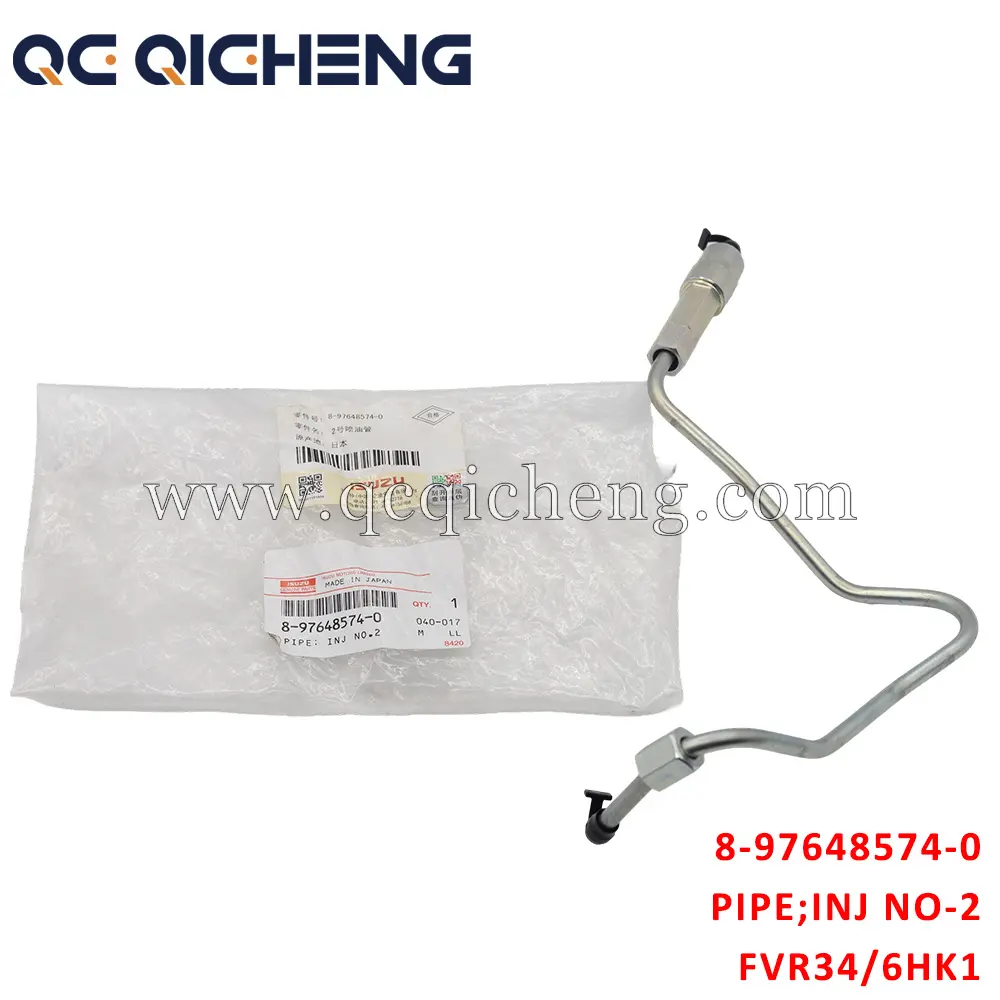 Wholesale 8-97648574-0 PIPE INJ NO 2 For ISUZU FVR34 6HK1 Supplier, Pricelist