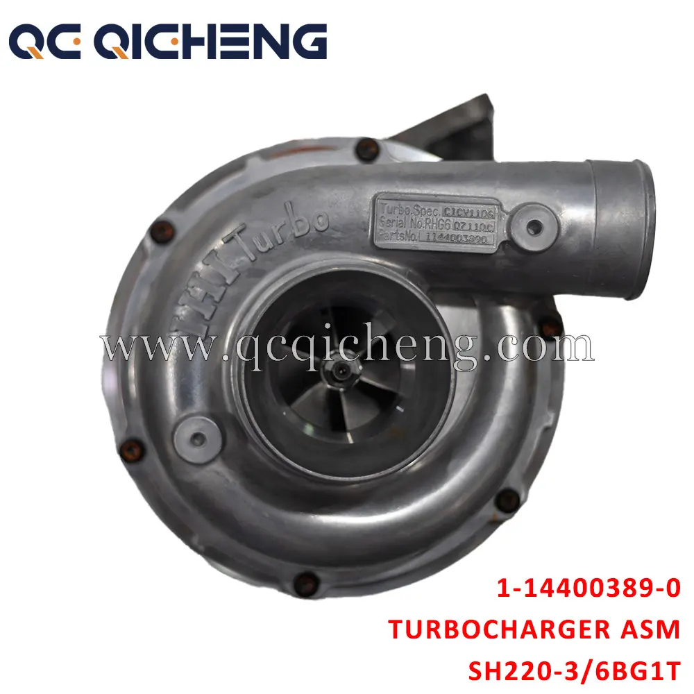Wholesale 1-14400389-0 TURBOCHARGER ASM For ISUZU SH220-3 6BG1T Supplier, Pricelist