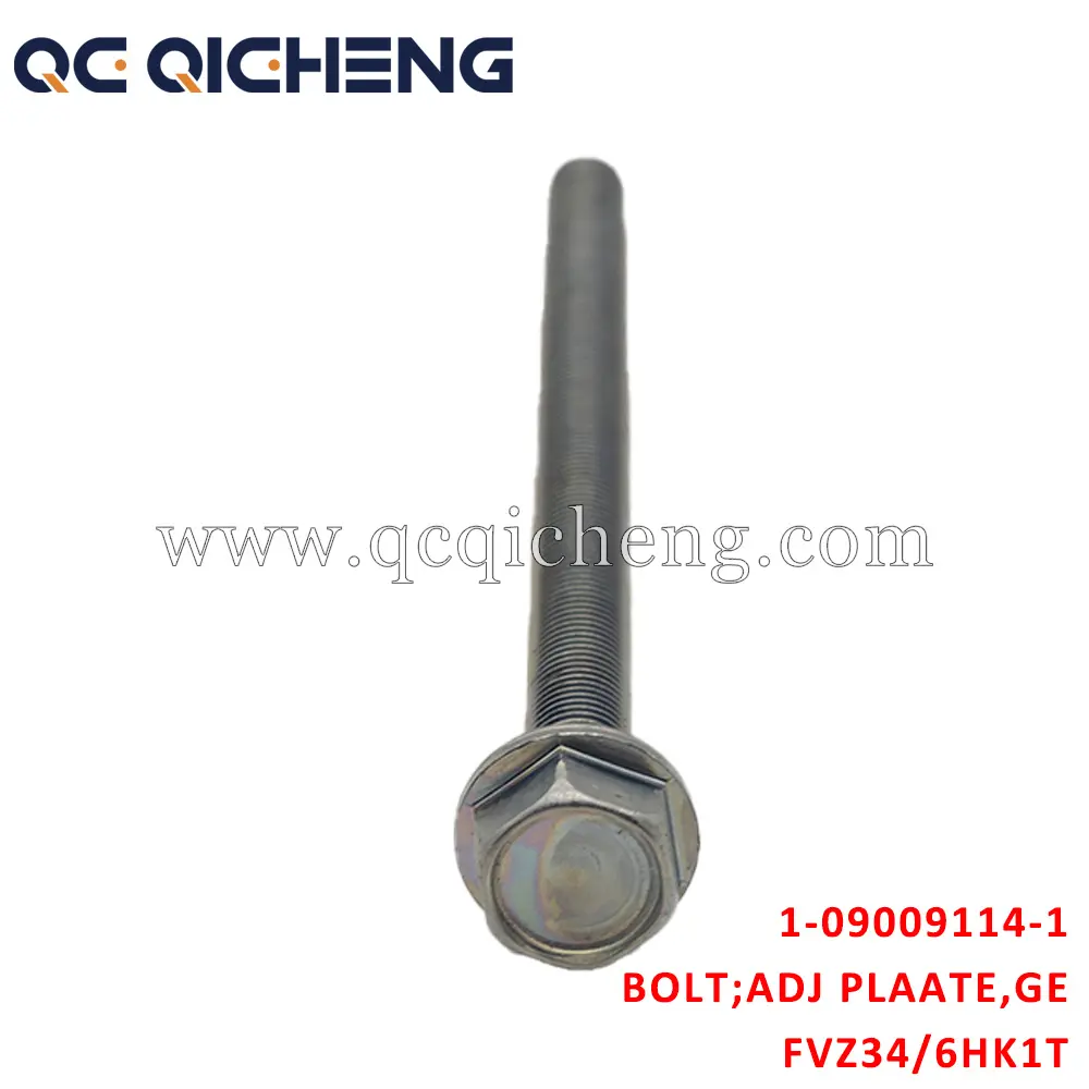 Wholesale 1-09009114-1 BOLT ADJ PLAATE GEFor  ISUZU NFVZ34 6HK1T Supplier, Quotes