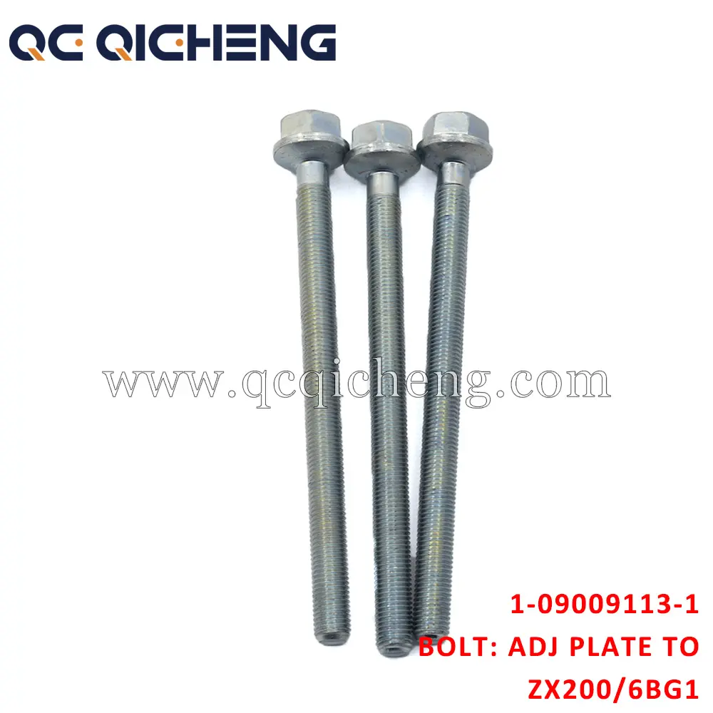 Wholesale 1-09009113-1 BOLT ADJ PLATE TO For ISUZU ZX200 6BG1 6WG1 Suppliers, Supplier