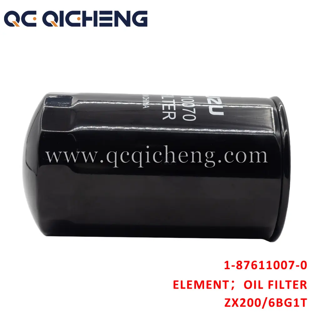 High-Quality 1-87611007-0 ELEMENT OIL FILTER For ISUZU ZX200 6BG1T Suppliers, Pricelist