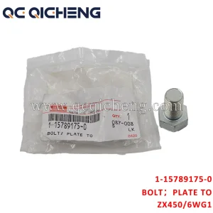 High-Quality 1-15789175-0 BOLT PLATE TO CROSS COUPLING For ISUZU ZX450 6WG1 Pricelist, Quotes