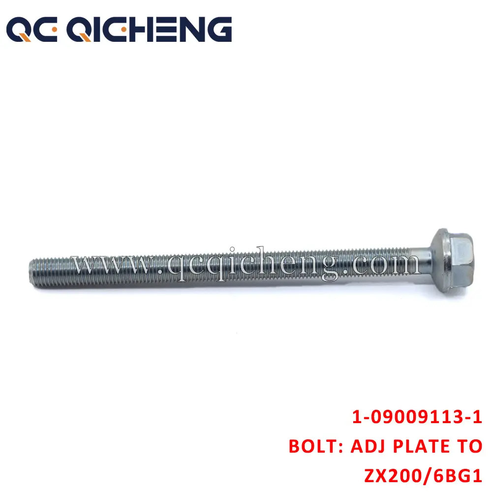 Wholesale 1-09009113-1 BOLT ADJ PLATE TO For ISUZU ZX200 6BG1 6WG1 Suppliers, Supplier
