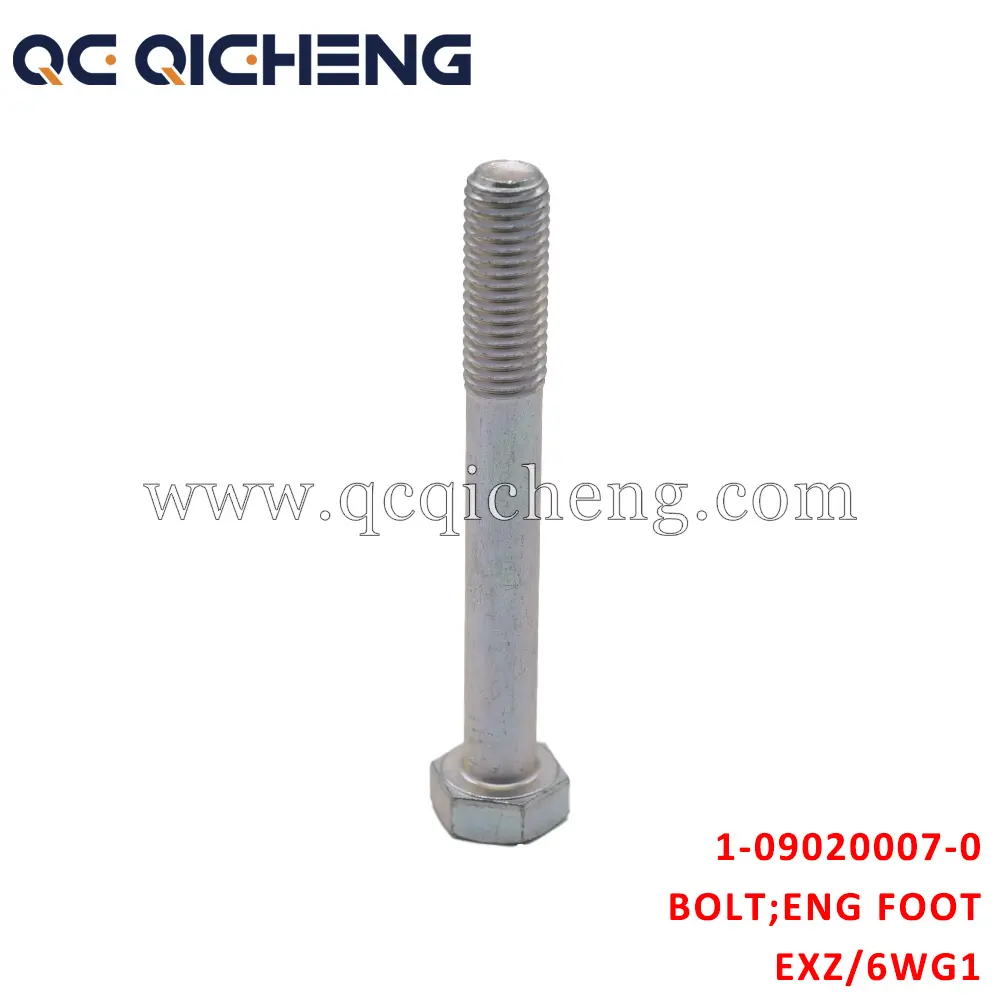 Wholesale 1-09020007-0 BOLT ENG FOOT For ISUZU EXZ 6WG1 Supplier, Pricelist