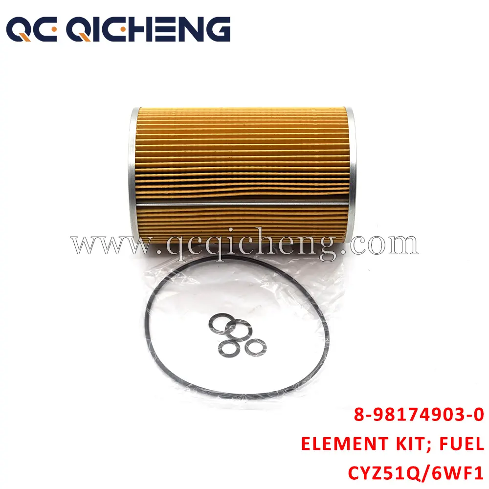 Wholesale 8-98174903-0 ELEMENT KIT FUEL FILTER For CYZ51Q 6WF1 Suppliers, Supplier