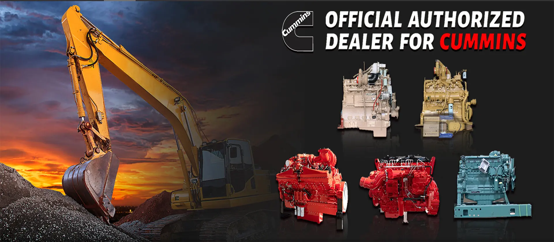 Hitachi excavator working on site with genuine parts support