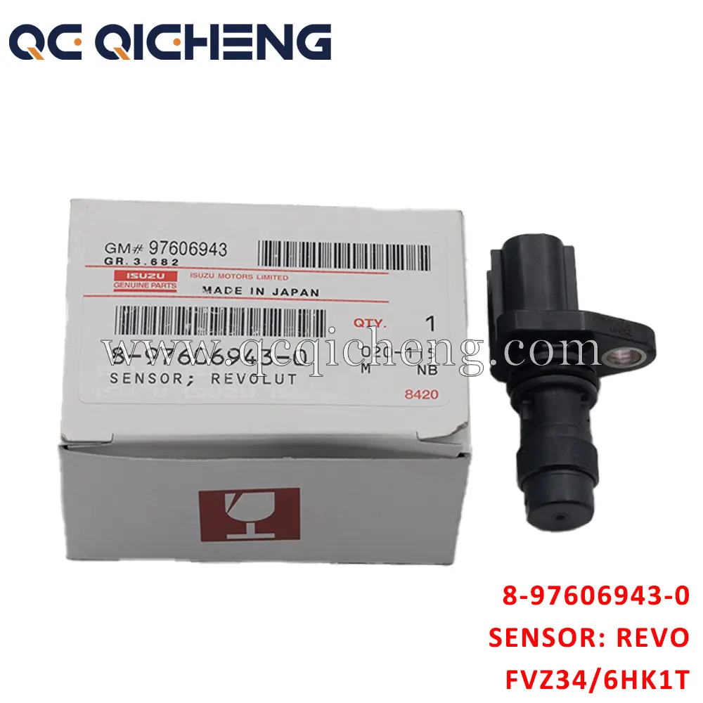 High-Quality 8-97606943-0 SENSOR REVOLUTION ENG SPD For ISUZU FVZ34 6HK1T Suppliers, Pricelist