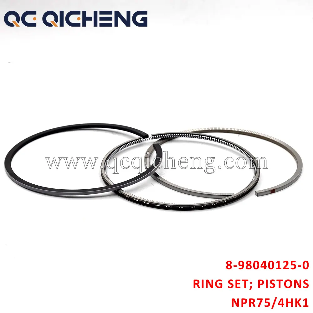 High-Quality 8-98040125-0 RING SET PISTONS STANDARD For ISUZU NPR75 4HK1 Supplier, Pricelist
