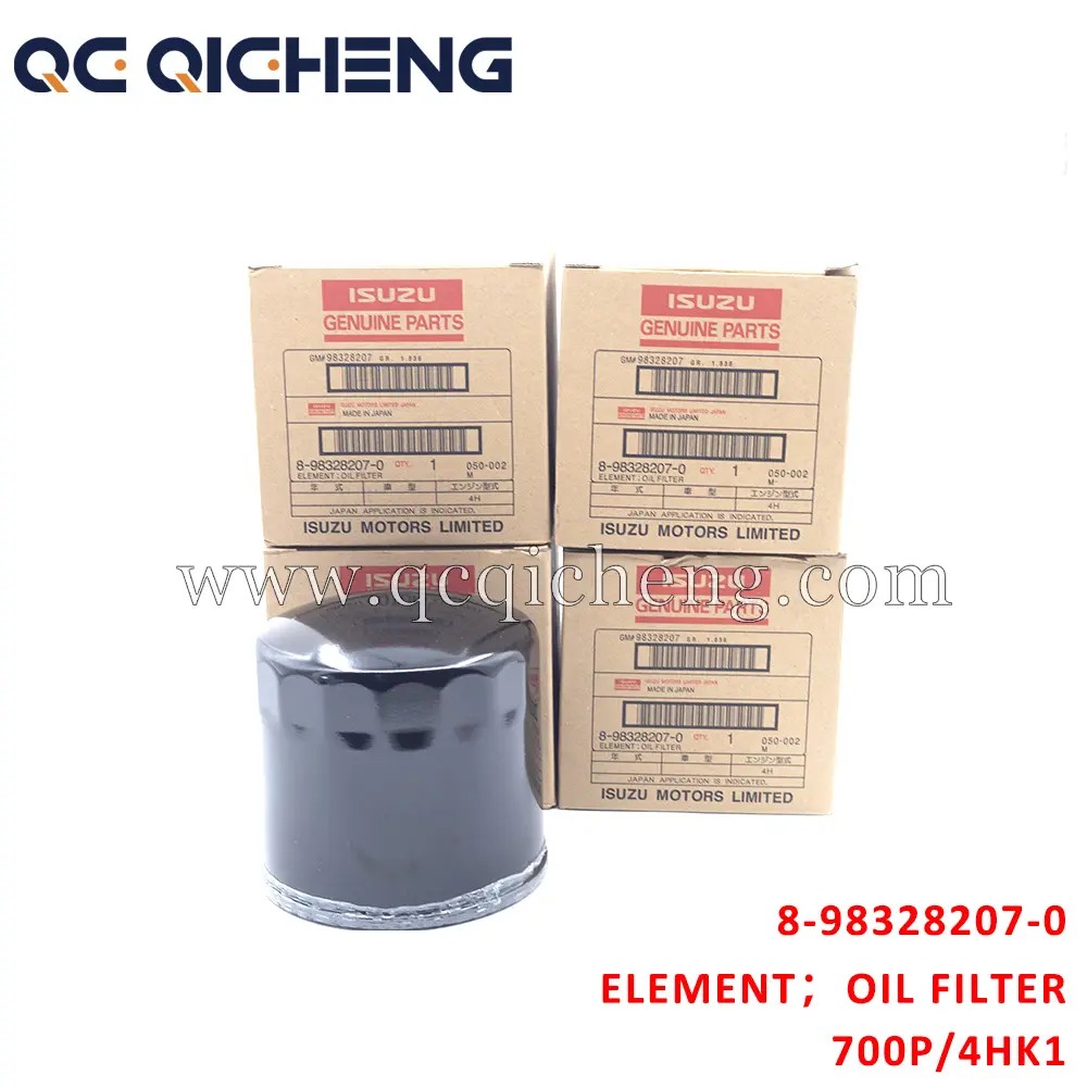 High-Quality 8-98328207-0 ELEMENT OIL FILTER For ISUZU 700P 4HK1 Supplier, Pricelist