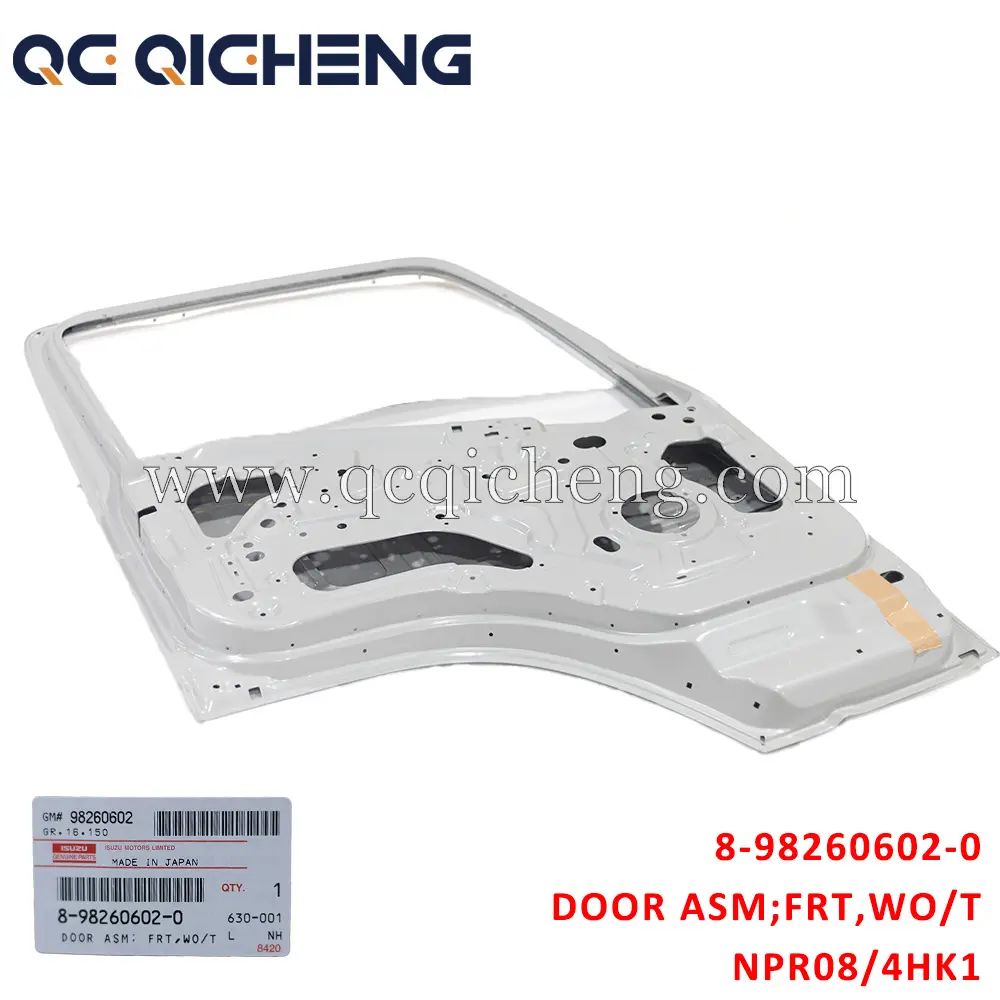 High-Quality 8-98260602-0  DOOR ASM FRT WO/TRM  For ISUZU NPR08 4HK1 Suppliers, Supplier