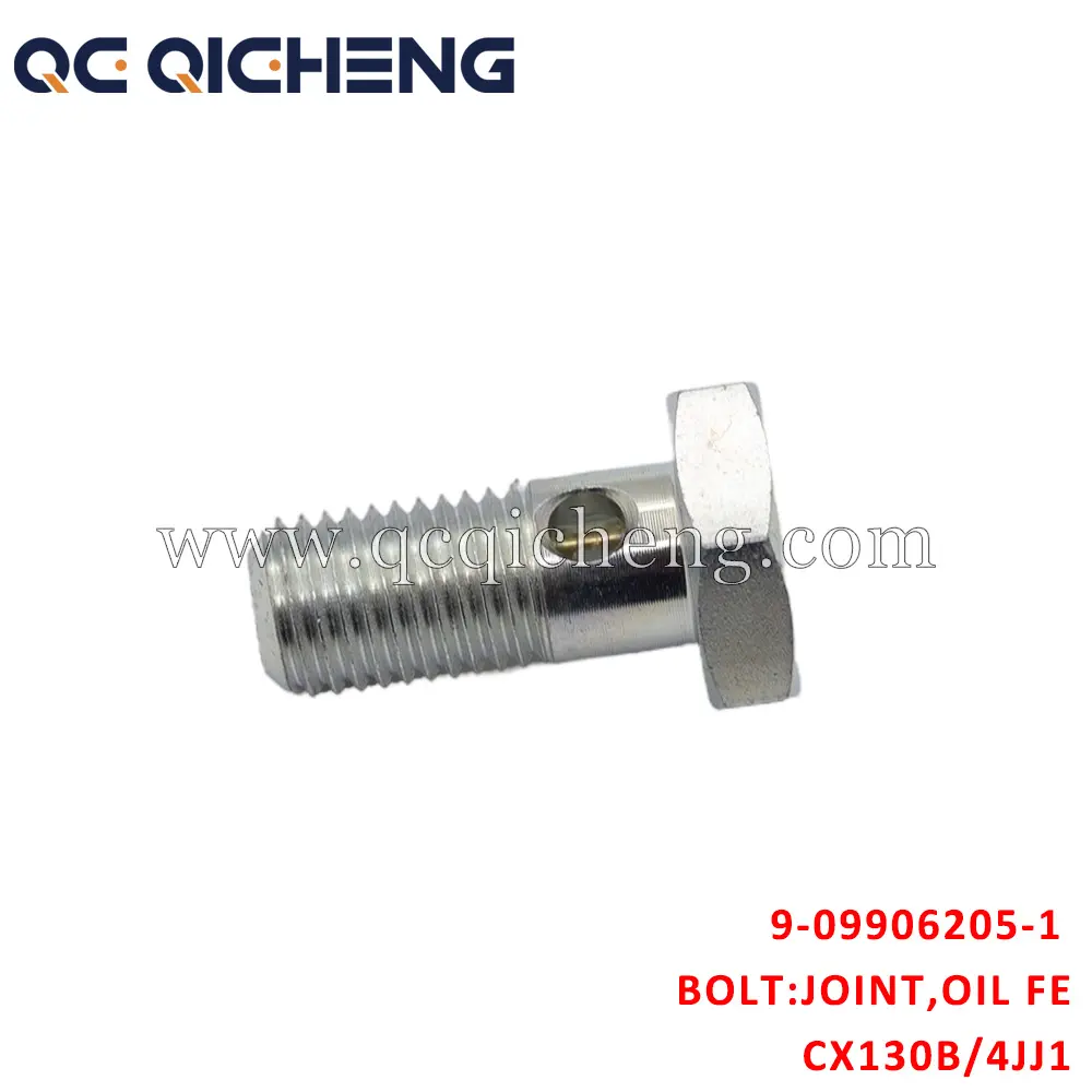 High-Quality 9-09906205-1 BOLT JOINT OIL FEED PIPE VAC PUMP For ISUZU CX130B 4JJ1 Supplier, Quotes