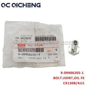 High-Quality 9-09906205-1 BOLT JOINT OIL FEED PIPE VAC PUMP For ISUZU CX130B 4JJ1 Supplier, Quotes