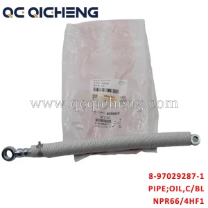 Wholesale 8-97029287-1 PIPE  OIL C/BL TO VAC PUMP For ISUZU NPR66 4HF1 Supplier, Pricelist