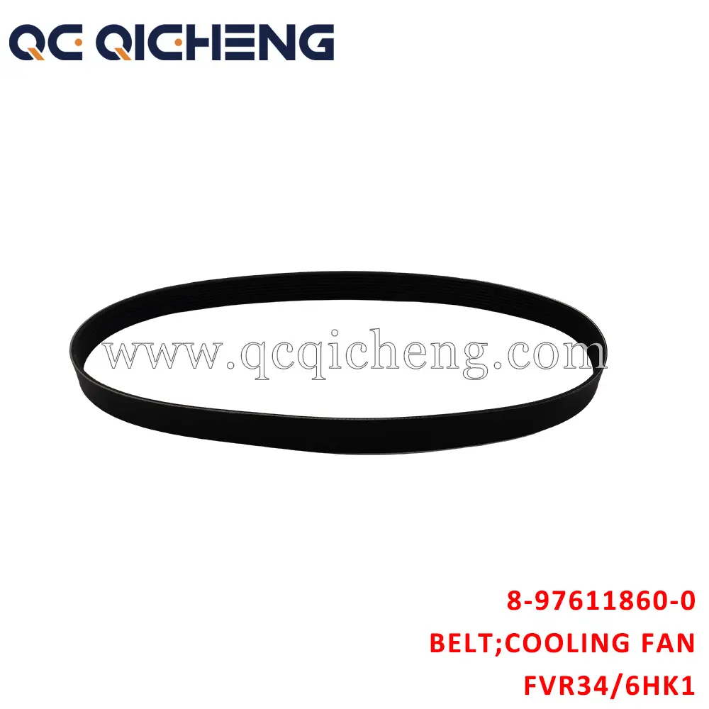 Wholesale 8-97611860-0 BELT COOLING FAN For ISUZU FVR34 6HK1 Suppliers, Pricelist