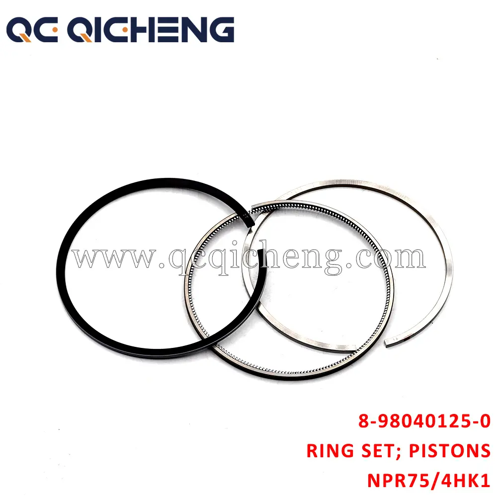 High-Quality 8-98040125-0 RING SET PISTONS STANDARD For ISUZU NPR75 4HK1 Supplier, Pricelist