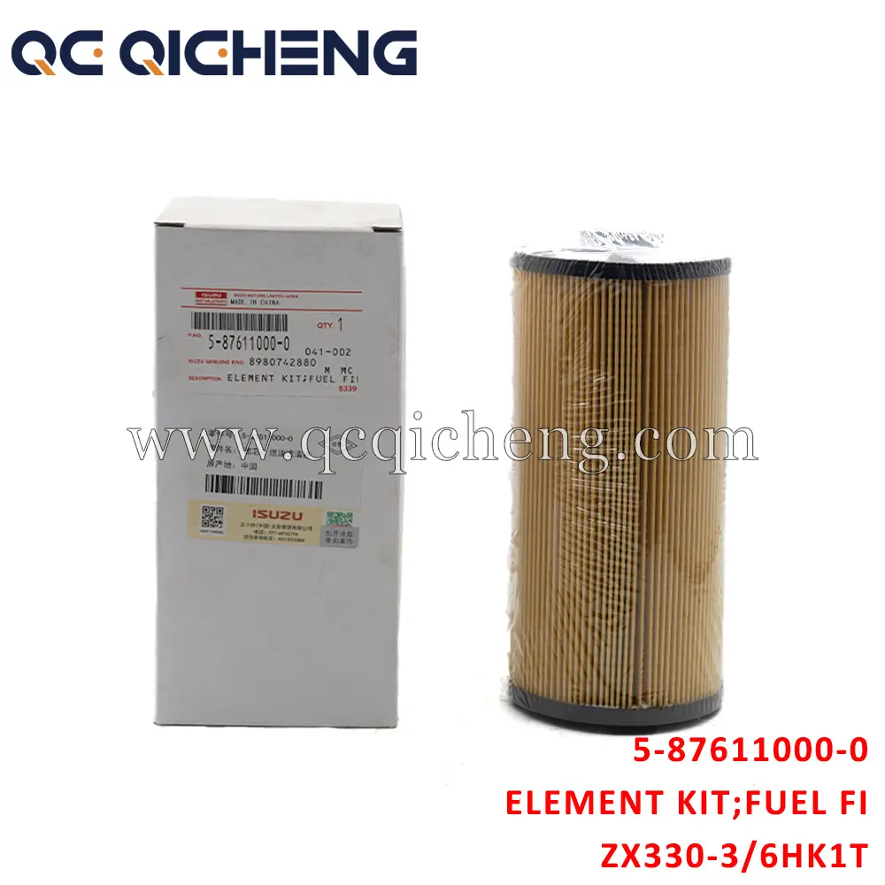 Wholesale 5-87611000-0 ELEMENT KIT FUEL FILTER For ZX330-3 6HK1T Suppliers, Quotes