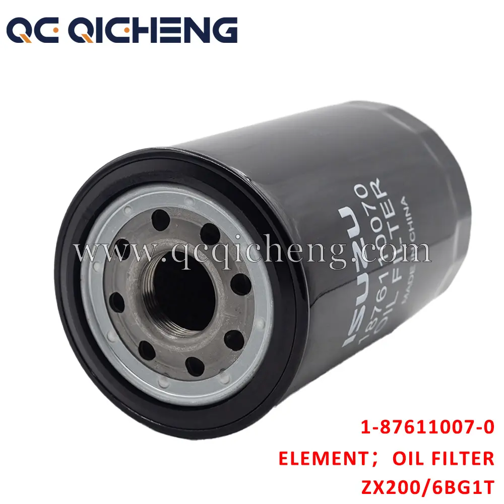 High-Quality 1-87611007-0 ELEMENT OIL FILTER For ISUZU ZX200 6BG1T Suppliers, Pricelist
