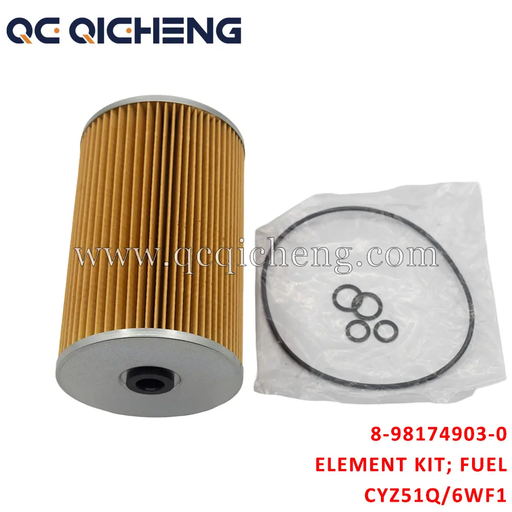 Wholesale 8-98174903-0 ELEMENT KIT FUEL FILTER For CYZ51Q 6WF1 Suppliers, Supplier