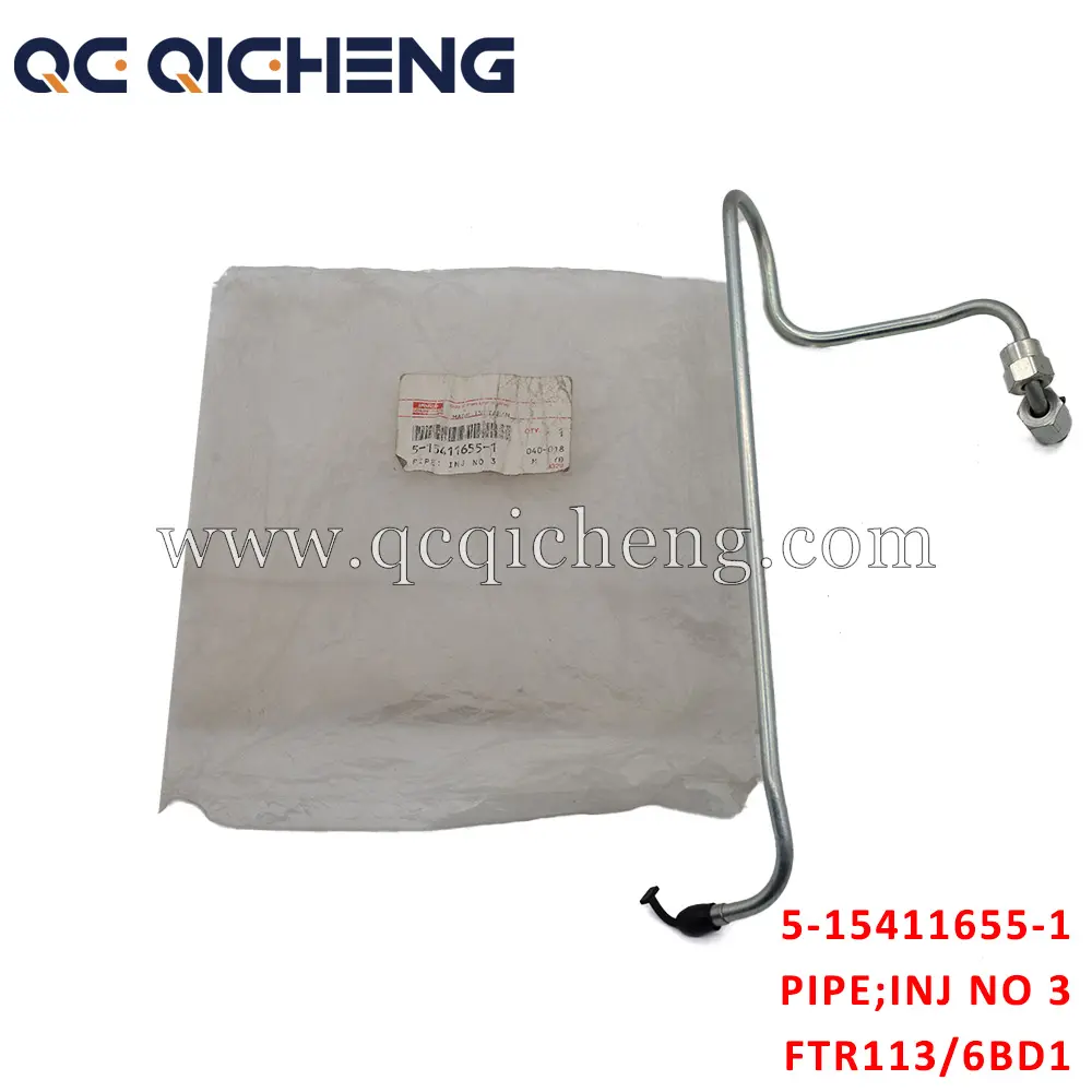 High-Quality 5-15411655-1 PIPE INJ NO 3 For ISUZU FTR113 6BD1 6BG1 Supplier, Quotes