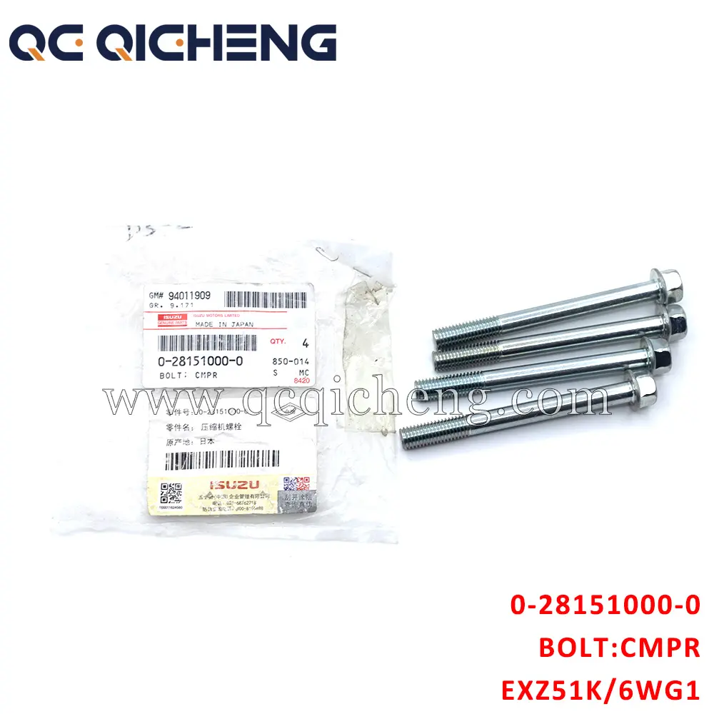 Wholesale 0-28151000-0 BOLT CMPR For ISUZU EXZ51K 6WG1 4HK1 6UZ1 Suppliers, Quotes