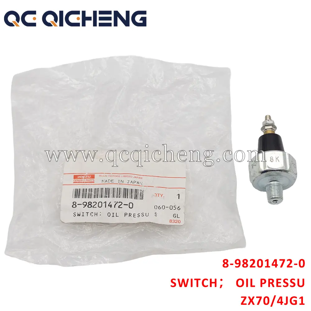 High-Quality 8-98201472-0 SWITCH OIL PRESSURE For ISUZU ZX70 4JG1 Suppliers, Pricelist