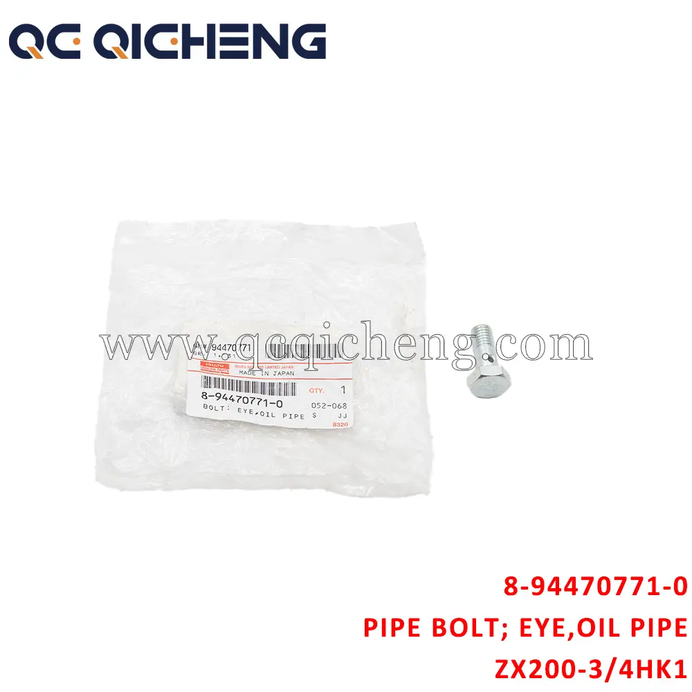High-Quality 8-94470771-0 BOLT EYE OIL PIPE TURBOCHARGER SIDE For  ISUZU ZX200-3 4HK1 6HK1 Pricelist, Quotes