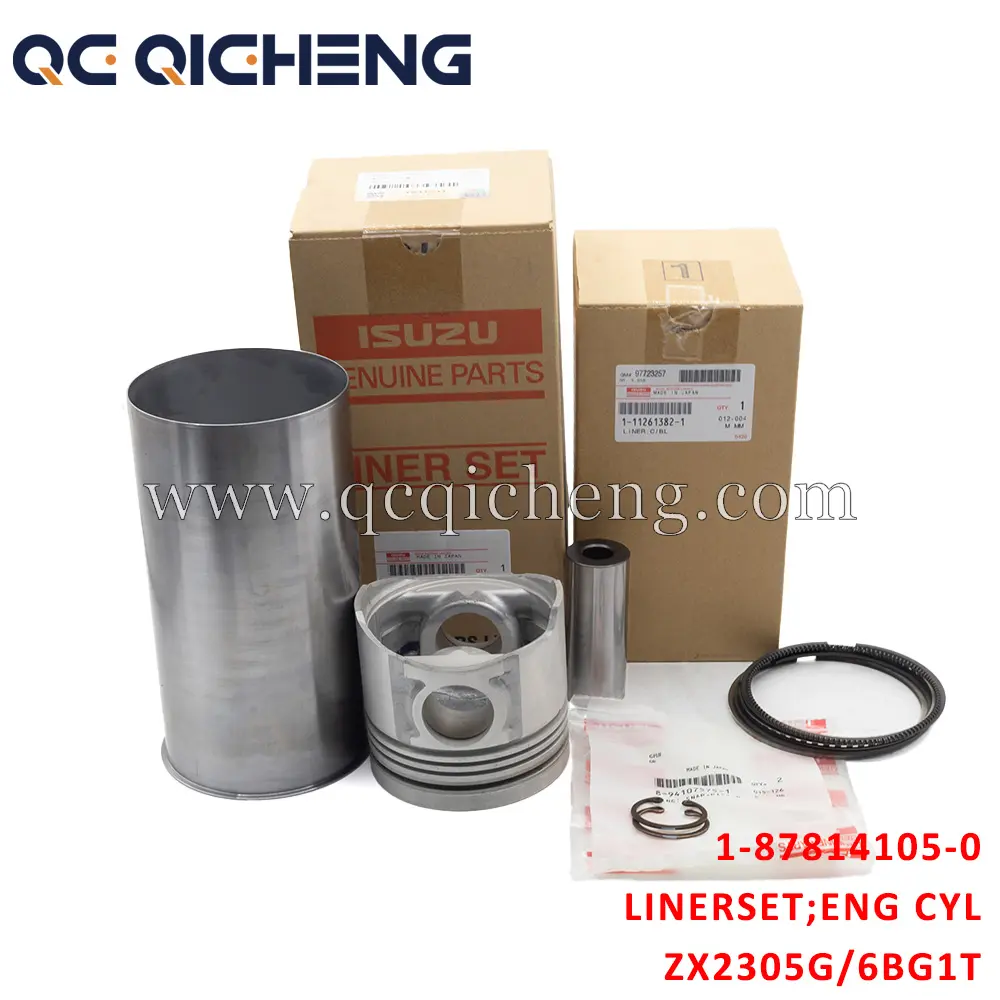 Wholesale 1-87814105-0 LINER SET ENG CYL For ISUZU ZX2305G 6BG1T Suppliers, Supplier