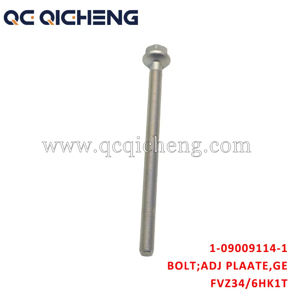 Wholesale 1-09009114-1 BOLT ADJ PLAATE GEFor  ISUZU NFVZ34 6HK1T Supplier, Quotes