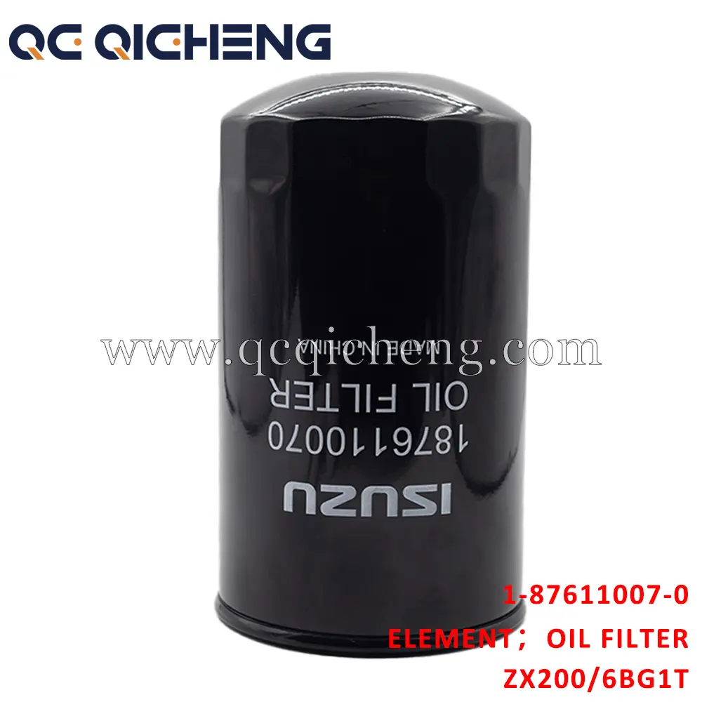 High-Quality 1-87611007-0 ELEMENT OIL FILTER For ISUZU ZX200 6BG1T Suppliers, Pricelist