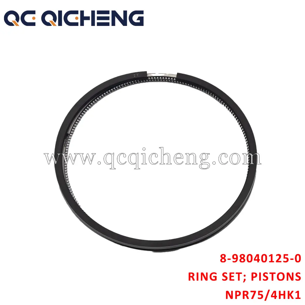 High-Quality 8-98040125-0 RING SET PISTONS STANDARD For ISUZU NPR75 4HK1 Supplier, Pricelist