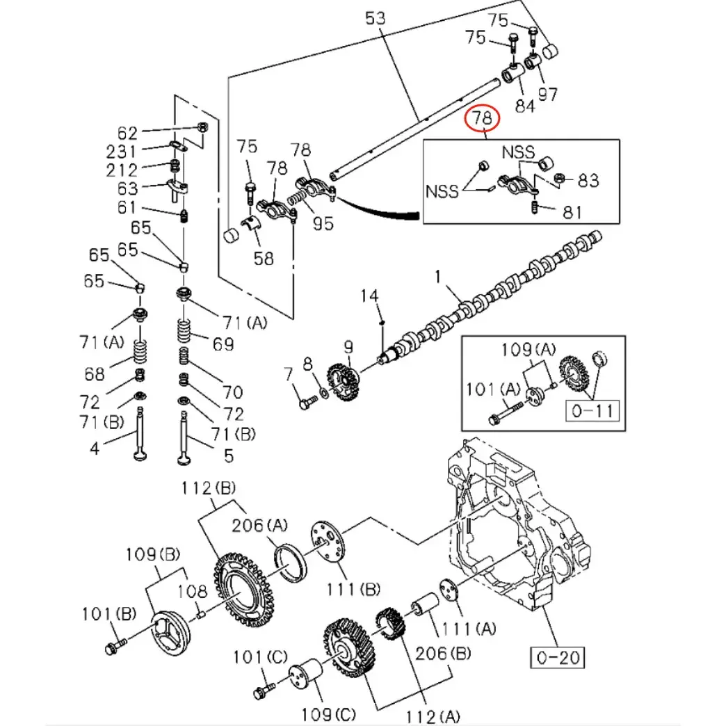High-Quality 1-12610080-2 1126100802 Valve Rocker Arm for Isuzu 6WG1  ZX450 ZX470-3 Suppliers, Supplier