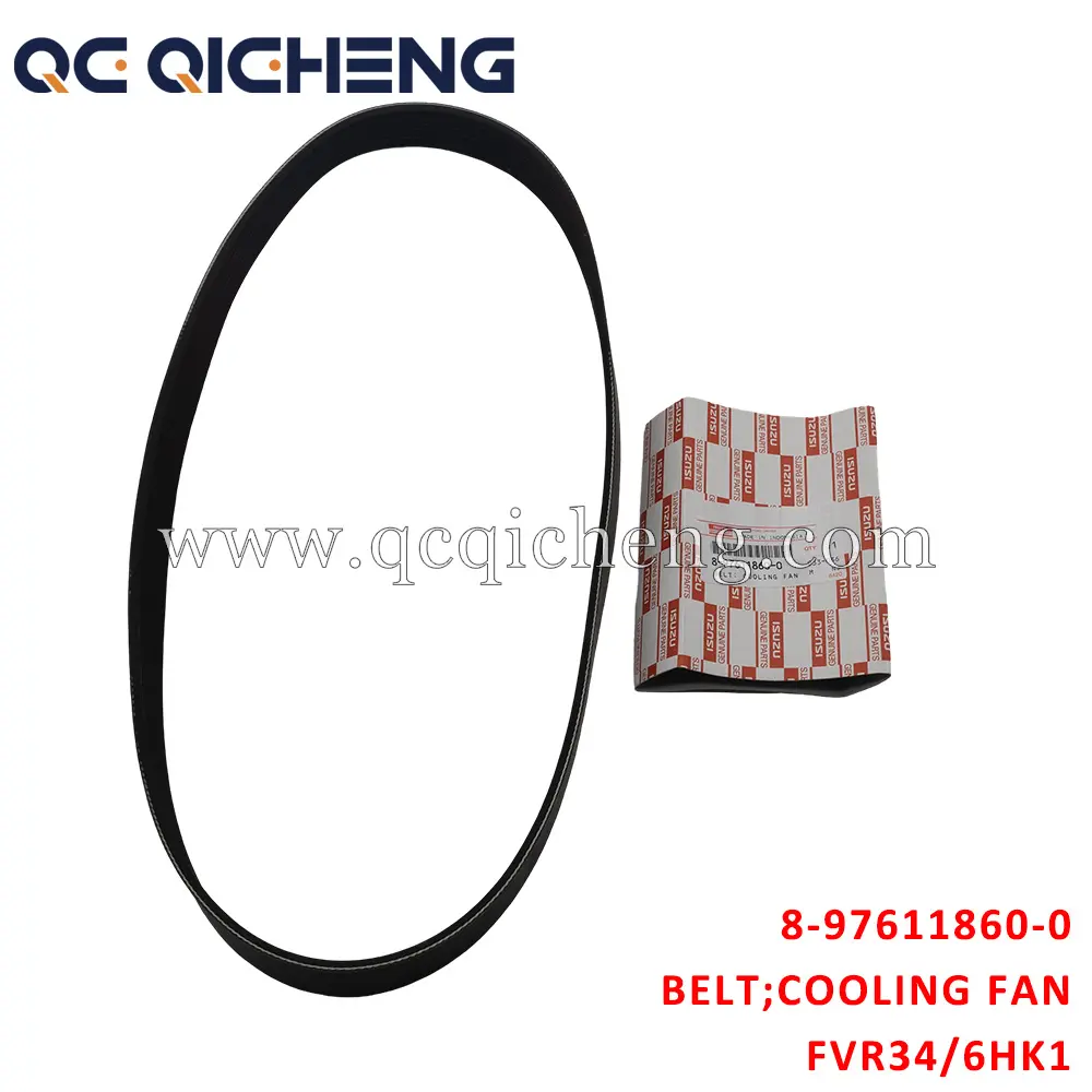Wholesale 8-97611860-0 BELT COOLING FAN For ISUZU FVR34 6HK1 Suppliers, Pricelist
