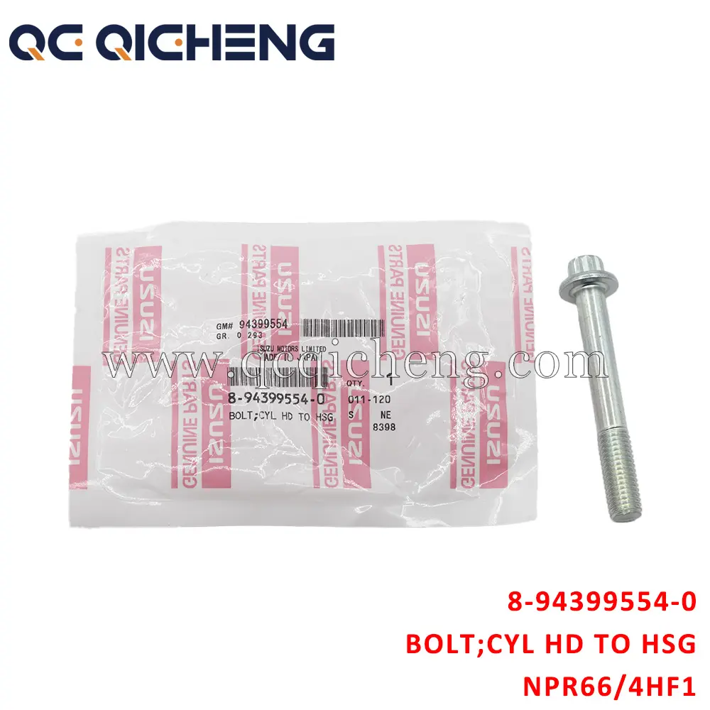 High-Quality 8-94399554-0 BOLT CYL HD TO HSG For  ISUZU NPR66 4HF1 4HK1 6HK1 Supplier, Quotes