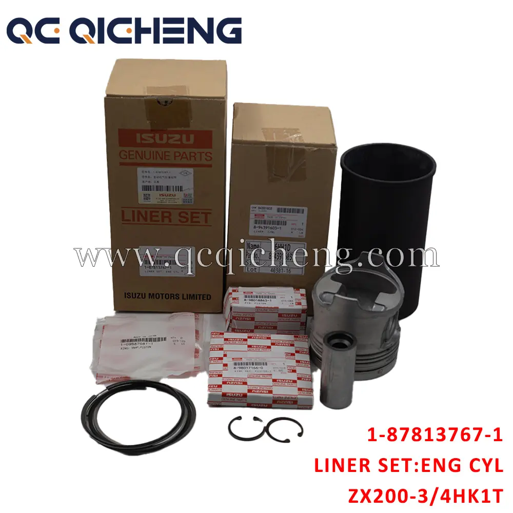High-Quality 1-87813767-1 LINER SET ENG CYL For ISUZU ZX200-3 4HK1T Supplier, Pricelist