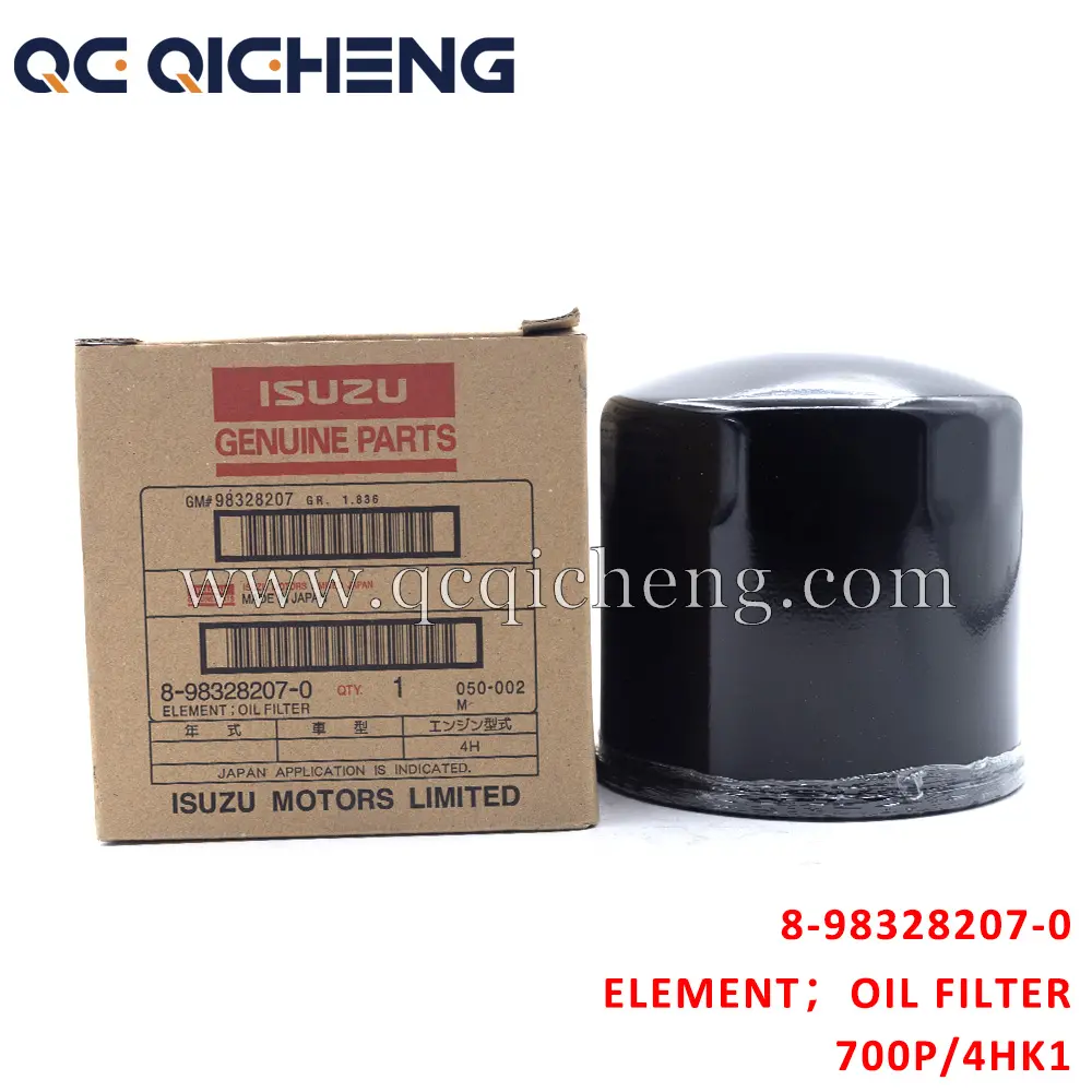 High-Quality 8-98328207-0 ELEMENT OIL FILTER For ISUZU 700P 4HK1 Supplier, Pricelist