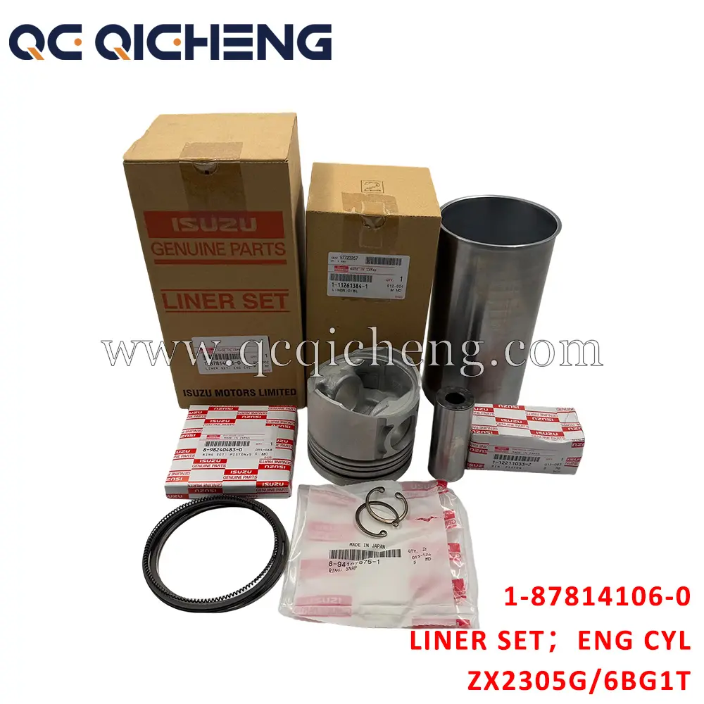 Wholesale 1-87814106-0 LINER SET ENG CYL For ISUZU ZX2305G 6BG1T Supplier, Pricelist