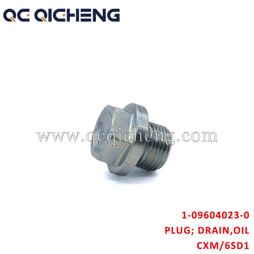 High-Quality 1-09604023-0 PLUG DRAIN OIL For ISUZU CXM 6SD1 Suppliers, Pricelist