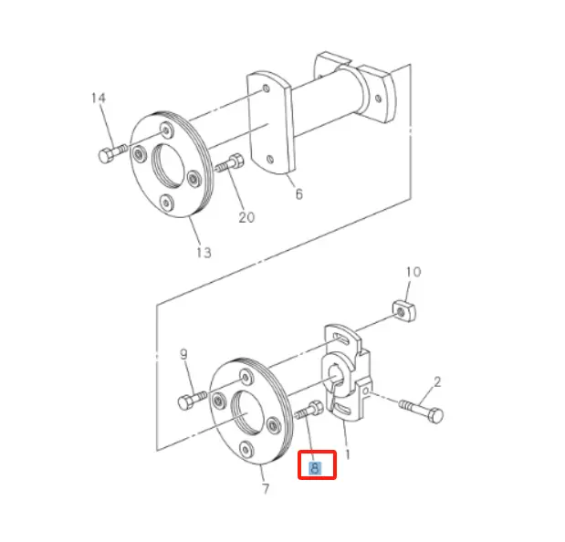 High-Quality 1-15789175-0 BOLT PLATE TO CROSS COUPLING For ISUZU ZX450 6WG1 Pricelist, Quotes