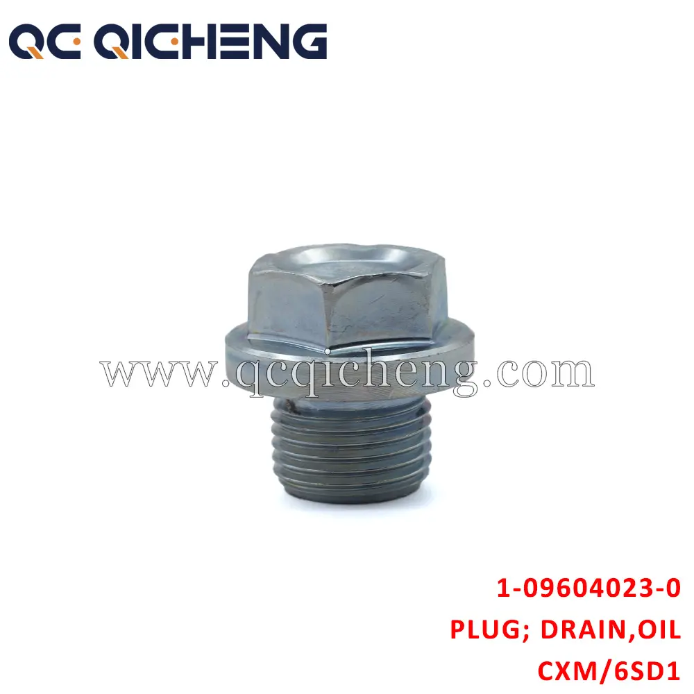High-Quality 1-09604023-0 PLUG DRAIN OIL For ISUZU CXM 6SD1 Suppliers, Pricelist