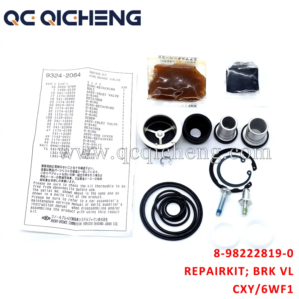 Wholesale 8-98222819-0 REPAIR KIT BRK VLV For ISUZU CXY 6WF1 Supplier, Pricelist