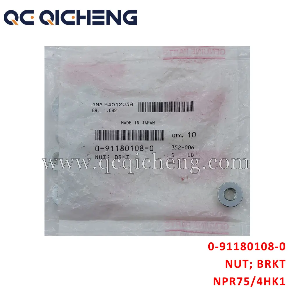 Wholesale 0-91180108-0 NUT BRKT For ISUZU NPR75 4HK1 Suppliers, Pricelist