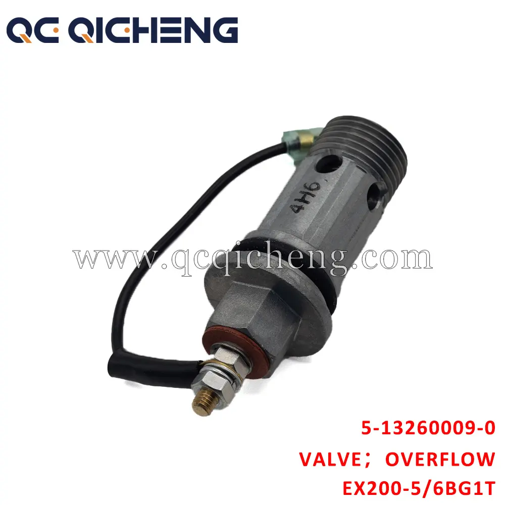 High-Quality 5-13260009-0 VALVE OVERFLOW for Isuzu EX200-5 6BG1T Suppliers, Supplier