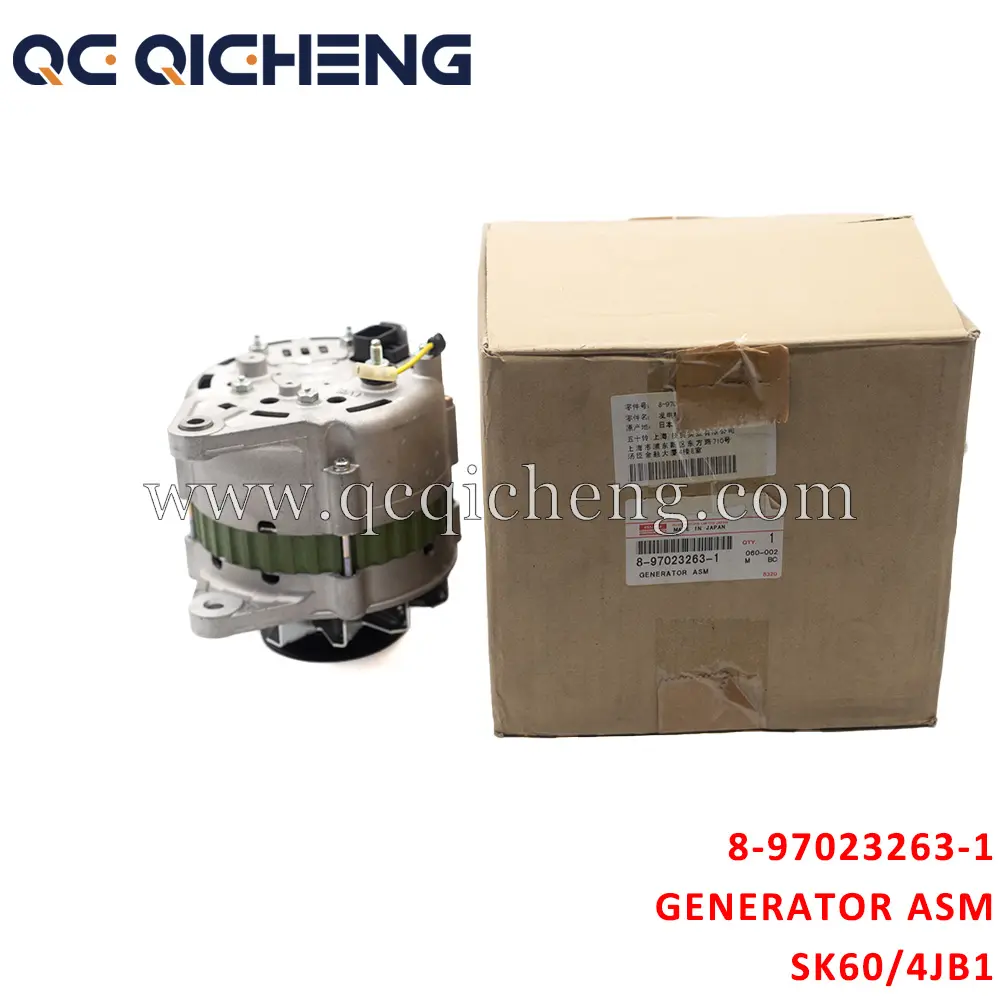 High-Quality 8-97023263-1 GENERATOR ASM For ISUZU SK60 4JB1-1 Suppliers, Quotes