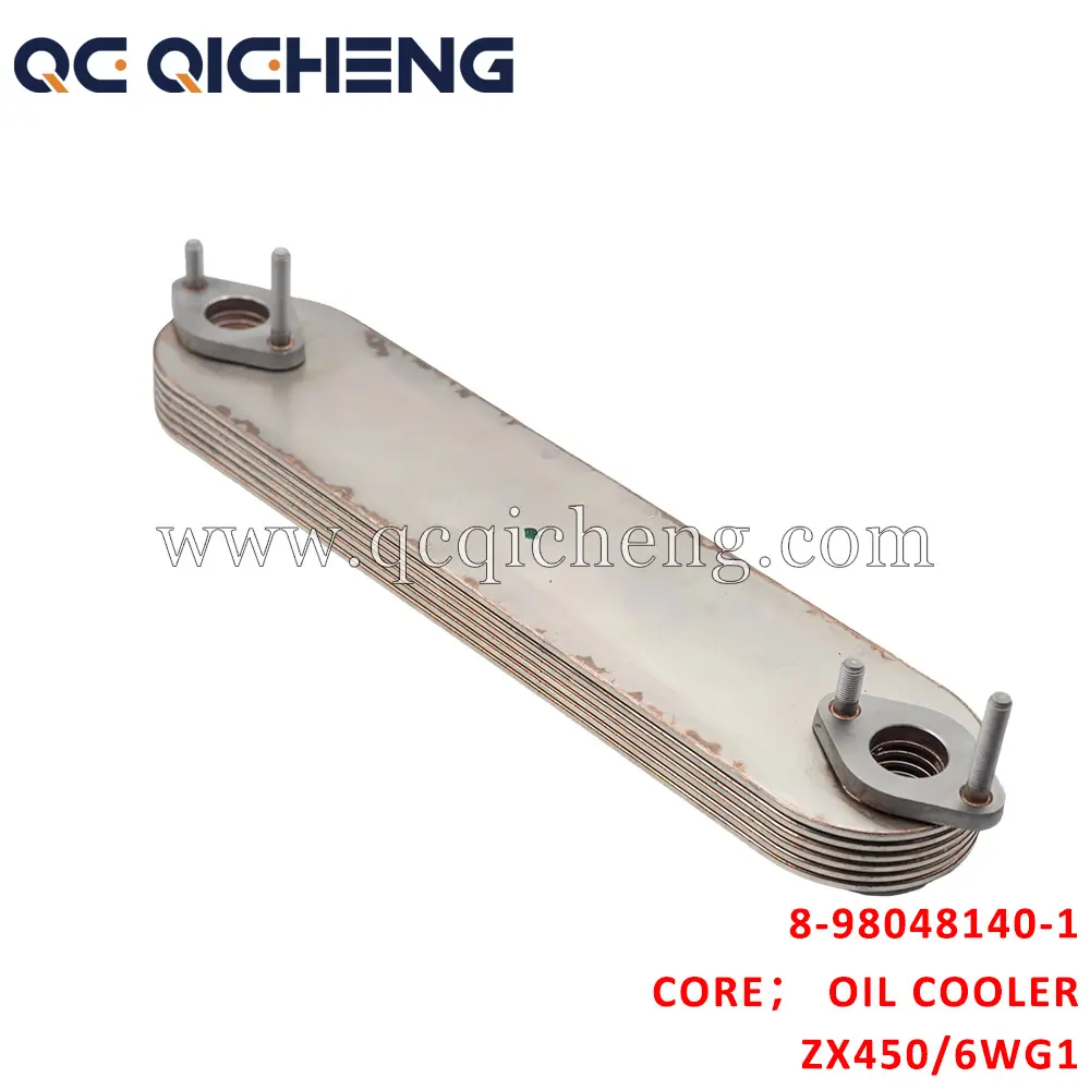 High-Quality 8-98048140-1 CORE OIL COOLER For ISUZU ZX450 6WG1 Supplier, Quotes
