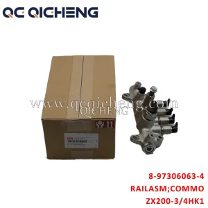 High-Quality 8-97306063-4 RAIL ASM COMMON For ISUZU ZX200-3 4HK1 Supplier, Pricelist